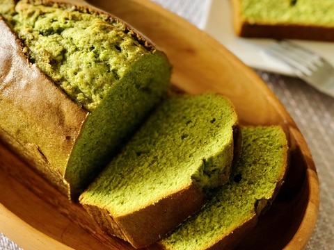 抹茶のパウンドケーキ٭有機宇治抹茶使用♡20cm型